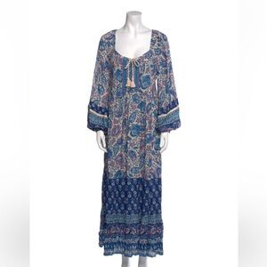 NWT Spell Marmot Paisley Long Sleeve Maxi Dress